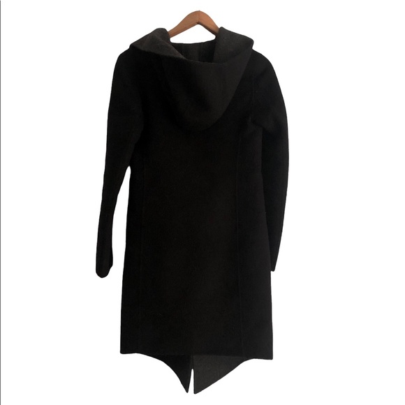 NWT Mackage wool leather hooded coat sz xs $990 HP party 🎉 pick!! - Picture 6 of 8